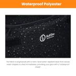 ShelfElites Tennis Ball Bag - Large Capacity 160 Ball Detachable Hopper Bag with Side Pockets, Waterproof Oxford for Court Training, Multi-Sport Use & Storage