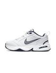 Nike Men's Air Monarch IV Training/Workout Shoes, White/Metallic Silver, 10.5