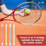 Bettoor 12Pcs Tennis Racket Dampener, Tennis Sport Racket Shock Absorbers to Reduce Vibration, Tennis Racquet Vibration Dampener, Sports Favors Racquet Accessories for Tennis Player (4 Colors)