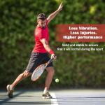 Bettoor 12Pcs Tennis Racket Dampener, Tennis Sport Racket Shock Absorbers to Reduce Vibration, Tennis Racquet Vibration Dampener, Sports Favors Racquet Accessories for Tennis Player (4 Colors)