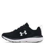 Under Armour Women's Charged Assert 9, Black (001)/White, 9 M US