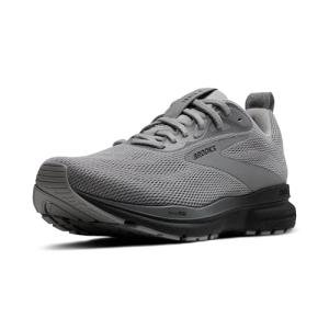 Brooks Men’s Trace 4 Neutral Running Shoe - Grey/Black/Ebony - 10.5 Medium