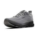 Brooks Men’s Trace 4 Neutral Running Shoe - Grey/Black/Ebony - 10.5 Medium