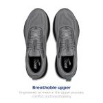 Brooks Men’s Trace 4 Neutral Running Shoe - Grey/Black/Ebony - 10.5 Medium