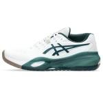 ASICS Men's Gel-Resolution X Tennis Shoes, 14, White/Saxon Green