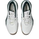 ASICS Men's Gel-Resolution X Tennis Shoes, 14, White/Saxon Green