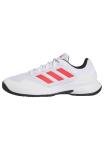 adidas Men's Gamecourt 2.0 Tennis Sneaker, White/Lucid Red/Black, 7