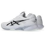 ASICS Men's Solution Speed FlyteFoam 4 Tennis Shoes, 11.5, White/Black