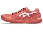 ASICS Women's Gel-Resolution 9 Tennis Shoes, 8, Light Garnet/White