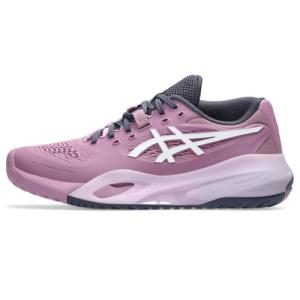 ASICS Women's Gel-Resolution X Tennis Shoes, 7.5, UBE/White