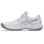 ASICS Women's Game FlyteFoam Tennis Shoes, 8, White/Pure Silver