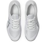 ASICS Women's Game FlyteFoam Tennis Shoes, 8, White/Pure Silver