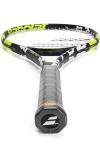 Babolat Evoke 105 Strung Tennis Racquet, Black/Yellow (4 1/4" Grip)