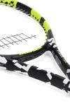 Babolat Evoke 105 Strung Tennis Racquet, Black/Yellow (4 1/4" Grip)