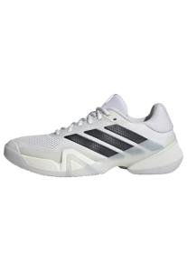 adidas Men's Barricade 1/4 Tennis, White/Black/White, 10