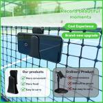 Tennis Net Phone Mount for Tennis Net & Fence, Tennis Camera Mount Phone Holder for Court Recording, Multi-Angle Training Video Recorder for Tennis & Pickleball Players – Sports Court Accessories