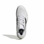 adidas Men's Barricade 1/4 Tennis, White/Black/White, 10