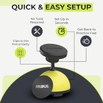 FAIDUE Tennis & Pickleball Fence Phone Mount - Gift Idea for Men and Women - Training Accessories for Boys and Girls - Record Stream and Relive Your Tennis Matches