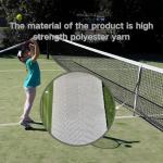 Professional Tennis Net Center Strap with Adjustable Buckle & Rust-Proof Hook Heavy-Duty Center Strap for Secure Net Tension and Height Stability on Tennis Courts