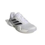 adidas Men's Barricade 1/4 Tennis, White/Black/White, 10