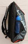 HEAD Tour Team Tennis Backpack 2 Racquet Carrying Bag w/Padded Shoulder Straps & Shoe Compartment - Black/Grey.
