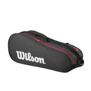 WILSON Advantage 3 Pack Tennis Bag - Black, Holds up to 3 Rackets