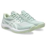 ASICS Women's Game FlyteFoam Tennis Shoes, 8.5, Lichen Rock/White