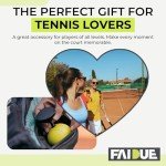 FAIDUE Tennis & Pickleball Fence Phone Mount - Gift Idea for Men and Women - Training Accessories for Boys and Girls - Record Stream and Relive Your Tennis Matches