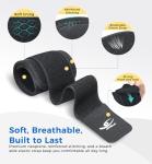 HiRui 2 PACK Wrist Compression Strap and Wrist Brace Sport Wrist Support for Fitness, Weightlifting, Tendonitis, Carpal Tunnel Arthritis, Pain Relief-Wear Anywhere-Unisex,Adjustable