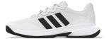 adidas Men's Gamecourt 2 M, White/Black/Silver Metallic, 13