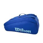 WILSON Ultra V5 Tour Tennis Racket Bag - Blue, Holds up to 6 Rackets