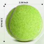 FURWEY 24 Pack Tennis Balls,Thickened Tennis with Mesh Bag for Transport,High Elasticity Training Balls for Beginner, Playing Balls for Dogs