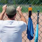 Leinuosen Fence Hook to Hold Cup and Sports Bag, Fence Clips for Backpacks, Hanging Hooks for Dinkball, Tennis, Basebal, Softball, Soccer, Track and Field and Other Sports Gear