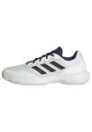 Adidas Men's Gamecourt 2.0 Tennis, White/Black/Aurora Plum, 8.5