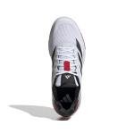 Adidas Mens Crazyquick Lightstrike Padel Tennis, White/Black/Lucid Red, 4