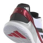 Adidas Mens Crazyquick Lightstrike Padel Tennis, White/Black/Lucid Red, 4