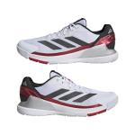Adidas Mens Crazyquick Lightstrike Padel Tennis, White/Black/Lucid Red, 4