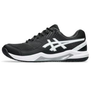 ASICS Men's Gel-Dedicate 8 Tennis Shoe, 9.5, Black/White