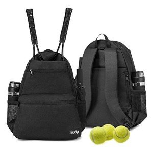 Sucipi Tennis Bag Professional Tennis Backpack for Men and Women Racket Bags with Ventilated Shoe Compartment, Holds 2 Tennis Rackets, Pickleball Paddles