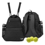 Sucipi Tennis Bag Professional Tennis Backpack for Men and Women Racket Bags with Ventilated Shoe Compartment, Holds 2 Tennis Rackets, Pickleball Paddles