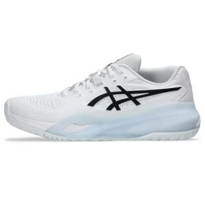 ASICS Men's Gel-Resolution X Tennis Shoes, 10.5, White/Black
