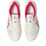 ASICS Women's Game FlyteFoam Tennis Shoes, 9, Cream/Bright Rose