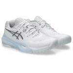 ASICS Women's Gel-Resolution X Tennis Shoes, 7.5, White/Pure Silver