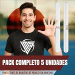 Transparent Padel Racket Protector + Sticker – Transparent Protector with Rugged Finish for More Protection 35 x 370 mm (3)