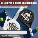 Transparent Padel Racket Protector + Sticker – Transparent Protector with Rugged Finish for More Protection 35 x 370 mm (3)