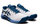 ASICS Men's Gel-Challenger 13 Tennis Shoes, 14, White/Light Indigo