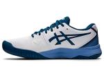 ASICS Men's Gel-Challenger 13 Tennis Shoes, 14, White/Light Indigo