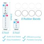 Uniharpa Tennis Score Keeper for Racket Padel,Tennis Racket Pickleball Paddle Scorekeeper,Small Score Board Counter for Tennis Trainer,Point Tracker Recording Points,Recording Points&Sets,1.9g