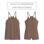 ANRABESS Women Athletic Dress Summer Tennis Workout Active Sports Mini Romper Dress Built in Shorts Travel Vacation Clothes Coffee Medium