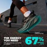 ALLSWIFIT Women's Road Running Shoes Cushion Tennis Shoes Non-Slip Comfortable Lightweight Gym Workout Athletic Arch Support Walking Sneakers Active5K,Size 8.5,All Black,AWUMRS2503